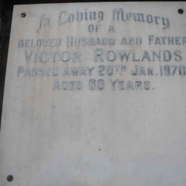 ROWLANDS Victor -1970