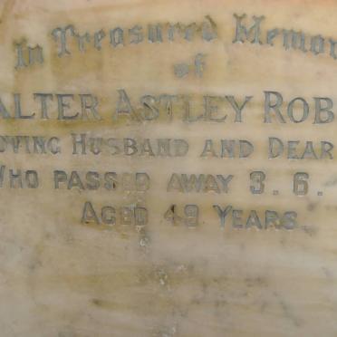 ROBINSON Walter Astley -1958