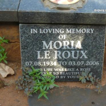 ROUX Moria, Le 1934-2006 