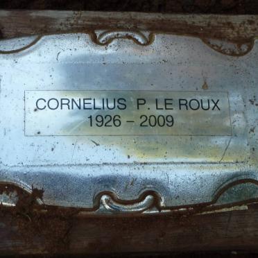 ROUX Cornelius P., le 1926-2009