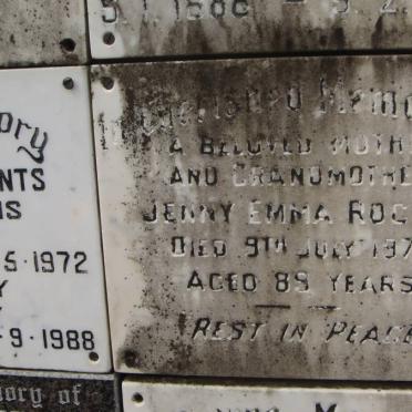 ROGERS Jenny Emma -1972