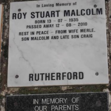 RUTHERFORD Roy Stuart Malcolm 1935-2010