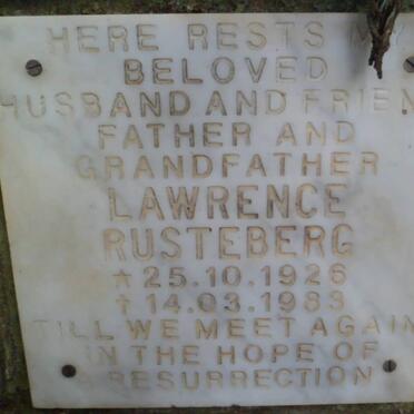 RUSTEBERG Lawrence 1926-1983