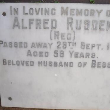 RUSDEN Alfred -1969
