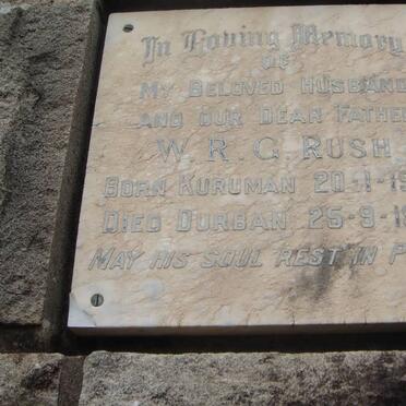 RUSH W.R.G. 1904-1968