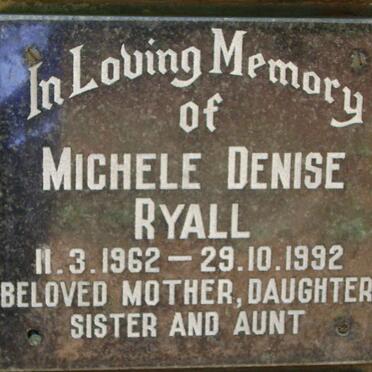 RYALL Michele Denise 1962-1992