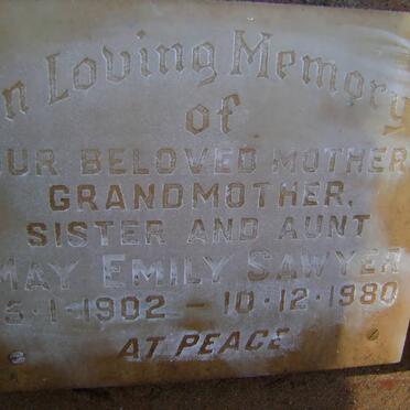 SAWYER May Emily 1902-1980
