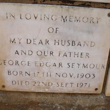 SEYMOUR George Edgar 1903-1971