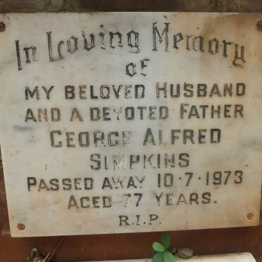 SIMPKINS George Alfred -1973