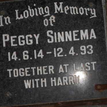 SINNEMA Peggy 1914-1993