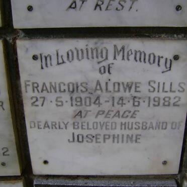 SILLS Francois Alowe 1904-1982