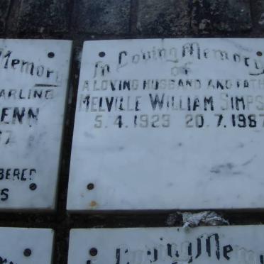 SIMPSON Melville William 1929-1987