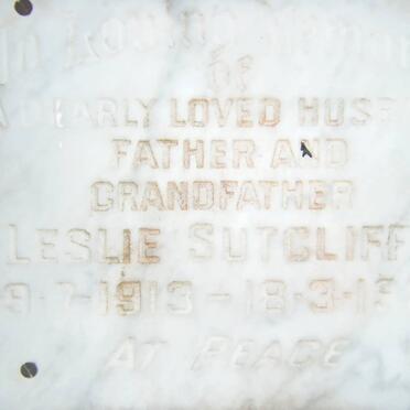 SUTCLIFFE Leslie 1913-1981