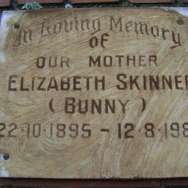 SKINNER Elizabeth 1895-1983
