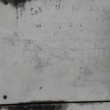 SKINNER Solome -1973