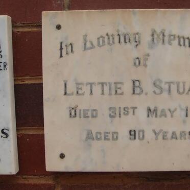 STUART Lettie B. -1970