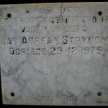 STRYDOM Jan Adrean -1975