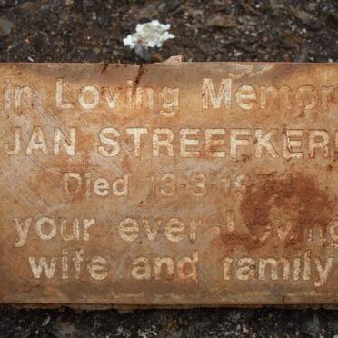 STREEFKERK Jan -1978