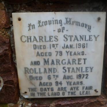 STANLEY Charles -1961 &amp; Margaret ROLLAND -1972