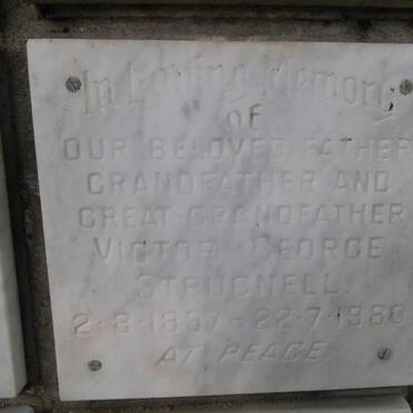 STRUGNELL Victor George 1897-1980