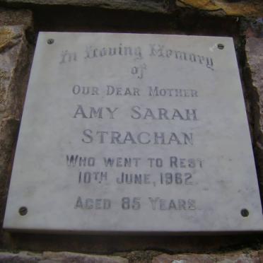 STRACHAN Amy Sarah -1962