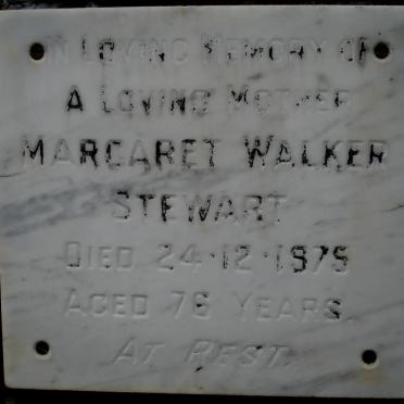 STEWART Margaret Walker -1975