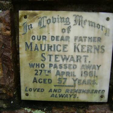 STEWART Maurice Kerns -1961