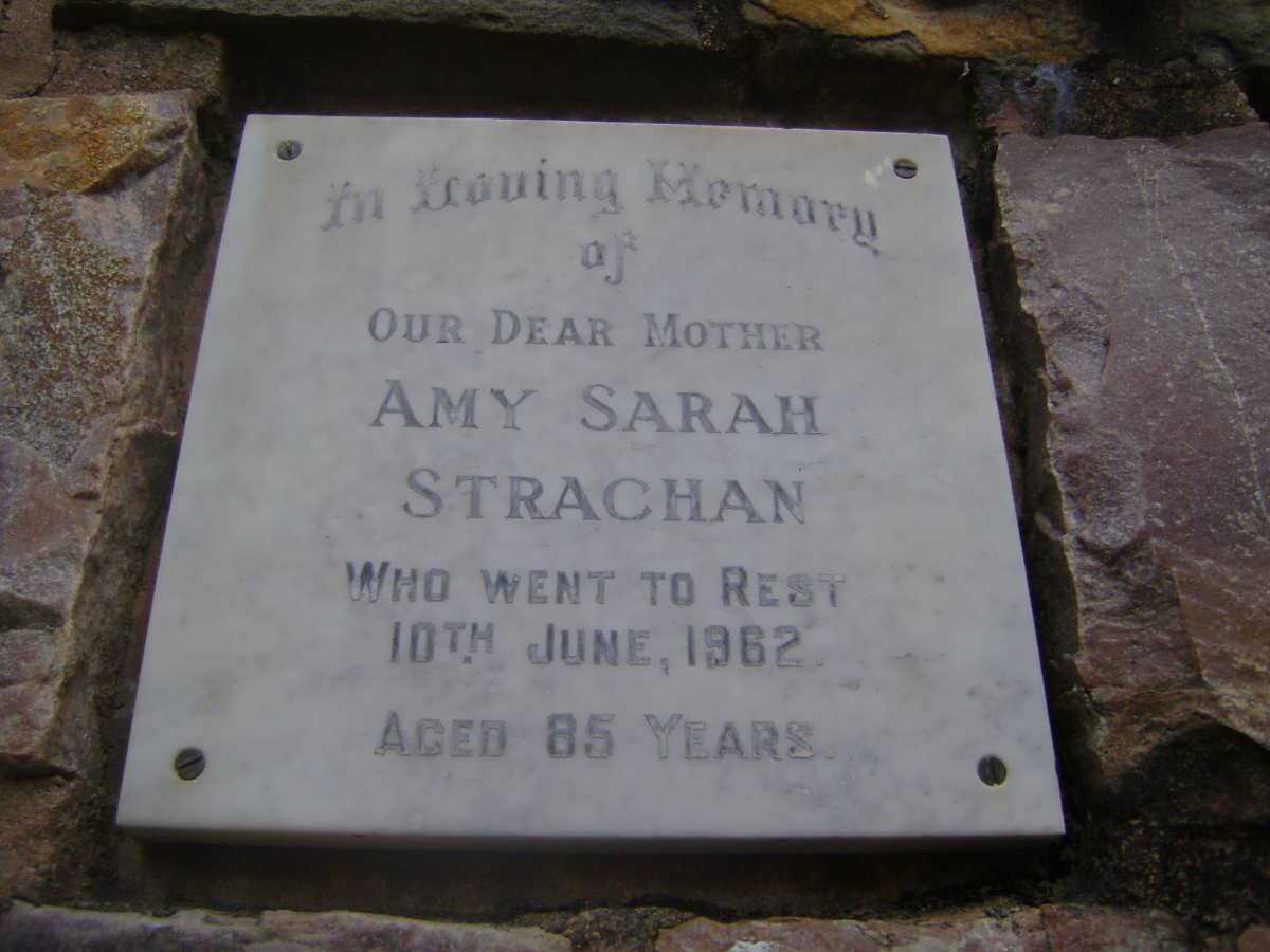 STRACHAN Amy Sarah -1962