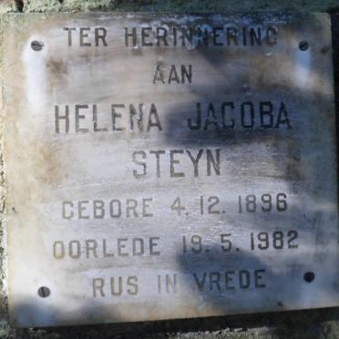 STEYN Helena Jacoba 1896-1982