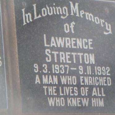 STRETTON Lawrence 1937-1992