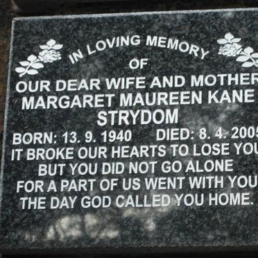 STRYDOM Margaret Maureen Kane 1940-2005