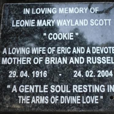 SCOTT Leonie Mary Wayland 1916-2004