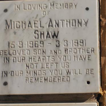 SHAW Michael Anthony 1969-1991