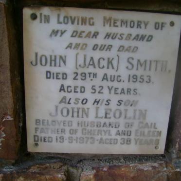 SMITH John -1953 :: SMITH John Leolin -1973