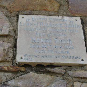 SMITH Ernest Richard -1948 &amp; Naomi -1957