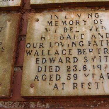 SMITH Wallace Bertram Edward -1975