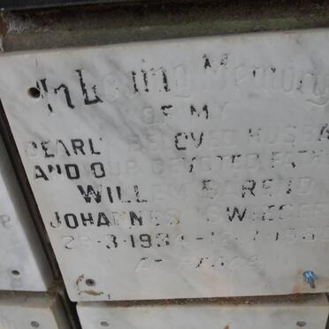 SWIEGERS Willem Barend Johannes 1934-1980