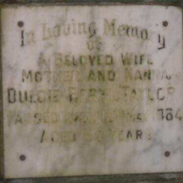 TAYLOR Dulcie Beryl -1984