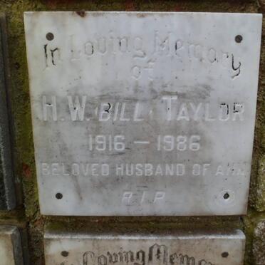 TAYLOR H.W. 1916-1986