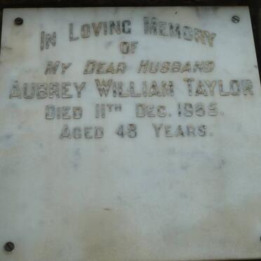 TAYLOR Aubrey William -1965