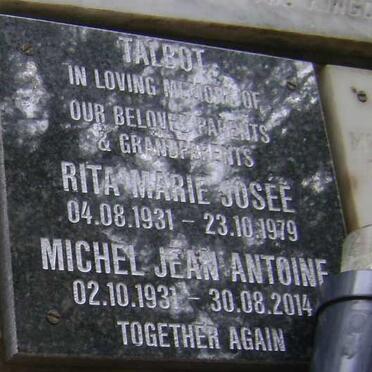 TALBOT Michel Jean Antoine 1931-2014 &amp; Rita Marie Josée 1931-1979