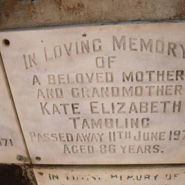 TAMBLING Kate Elizabeth -1971