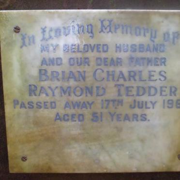 TEDDER Brian Charles Raymond -1962