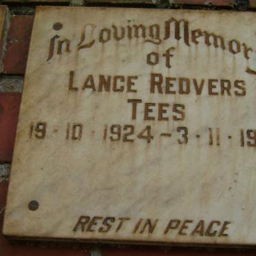 TEES Lance Redvers 1924-1987