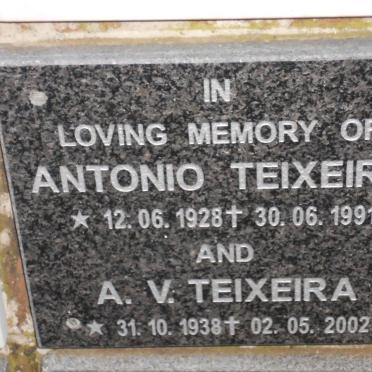 TEIXEIRA Antonio 1928-1991 &amp; A.V. 1938-2002
