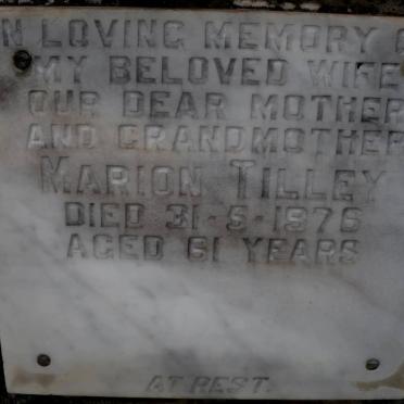 TILLEY Marion -1976