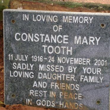 TOOTH Constance Mary 1916-2001