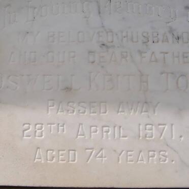 TODD Oswell Keith -1971