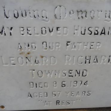 TOWNSEND Leonard Richard -1974