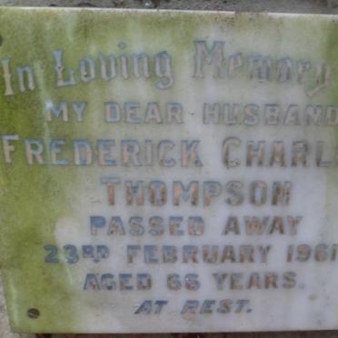 THOMPSON Frederick Charles -1961